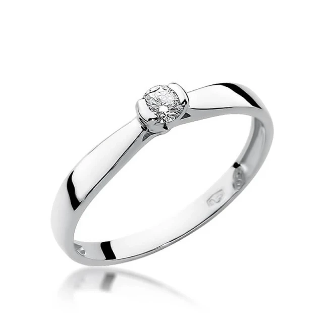 Gold Diamant Ring WeißGold EW-223 0.10ct