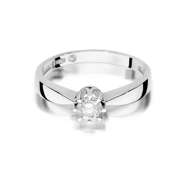 Gold Diamant Ring WeißGold EW-228 0.30ct