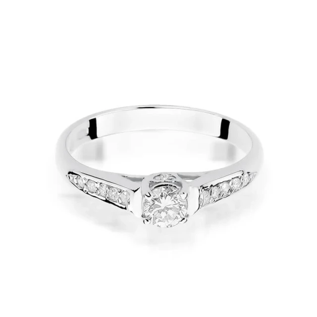 Gold Diamant Ring WeißGold EW-16 0.33ct