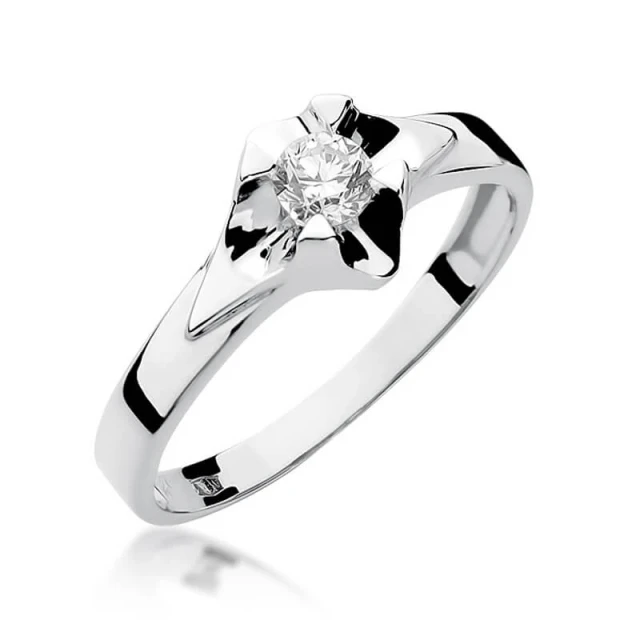 Gold Diamant Ring WeißGold EW-155 0.30ct