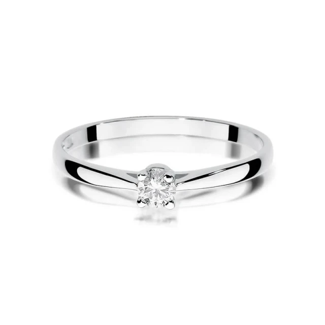 Gold Diamant Ring WeißGold EW-335 0.15ct