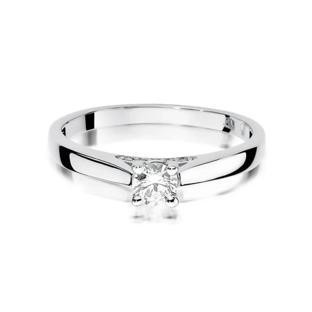 Gold Diamant Ring WeißGold EW-341 0.30ct