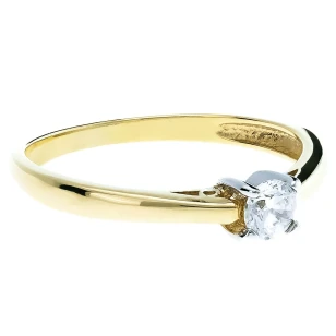 Oryginalny pierścionek zaręczynowy próba 333