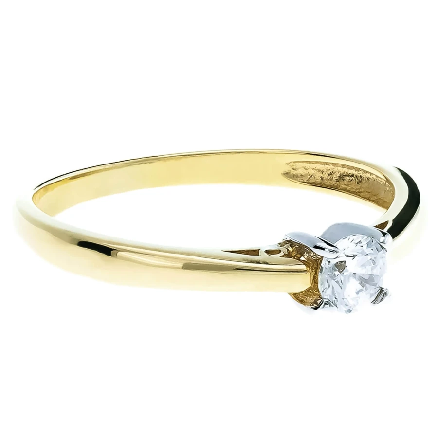 Oryginalny pierścionek zaręczynowy próba 333