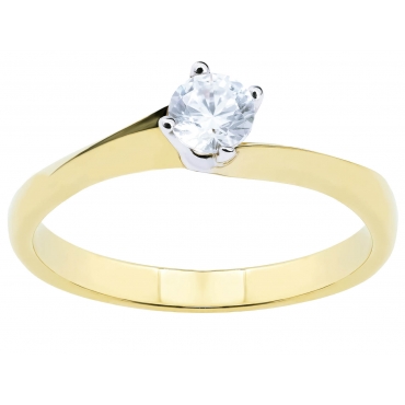 Złoty pierścionek Idealny na zaręczyny