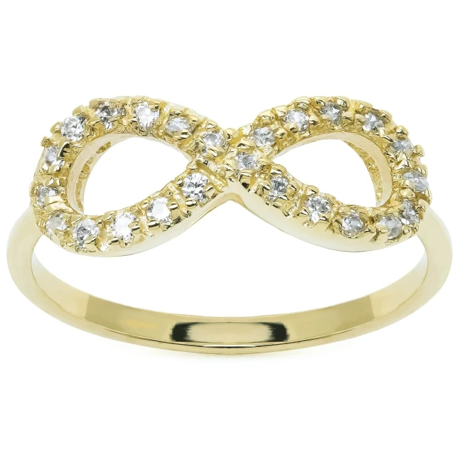 Infinity Gold Ring Infinity