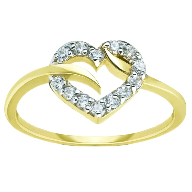 Gold Ring Herz Liebe Geschenk