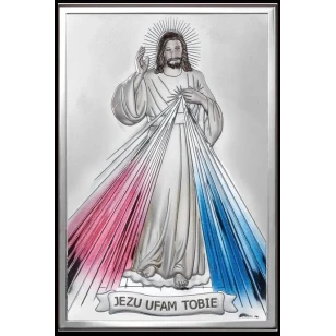 Obrazek Jezu Ufam Tobie Kolorowy