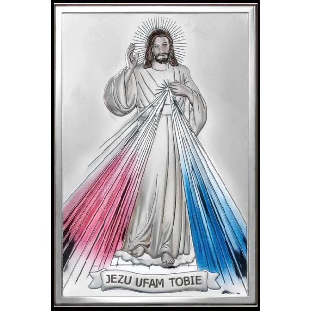 Bild Jesus Ich vertraue auf dich Bunt
