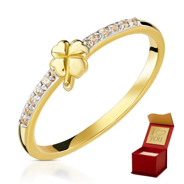 Goldener Ring Lucky