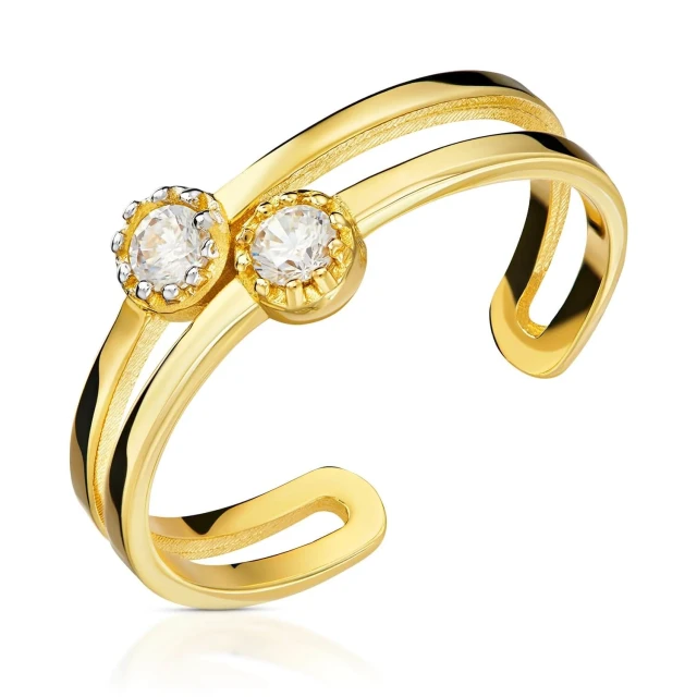 Gold Ring Doppel Ehering