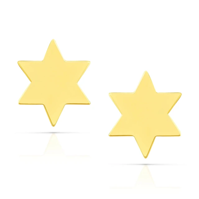 Goldene Ohrringe Mini Stars