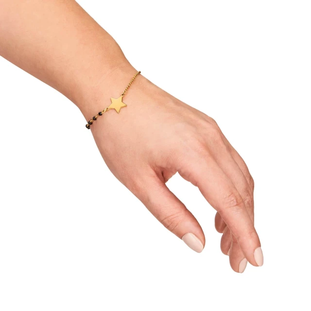 Silbernes Armband "Magic Time" bezogen mit 18 k Gold