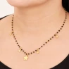 Srebrny naszyjnik pozłacany 18k złotem Gwiazdki