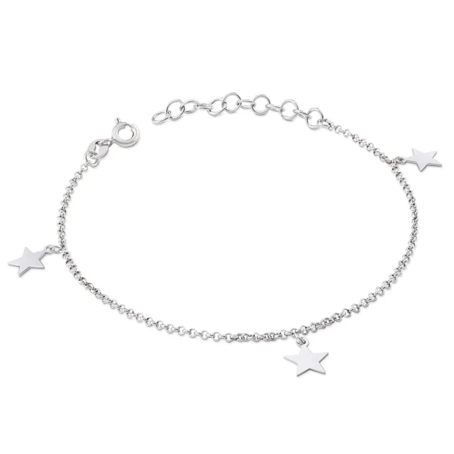Silbernes Armband STARS