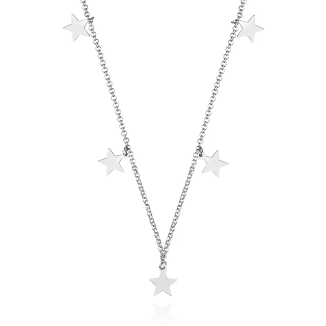 Silberne Halskette STARS