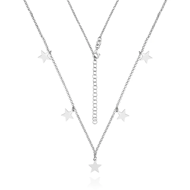 Silberne Halskette STARS