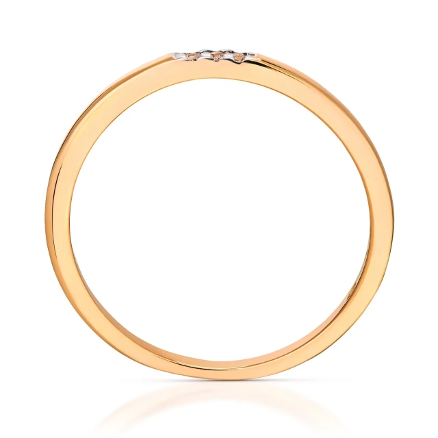 Gold Ring Delicate Circle 585 Roségold