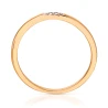 Złoty pierścionek Delikatny okrąg 585 różowe złoto