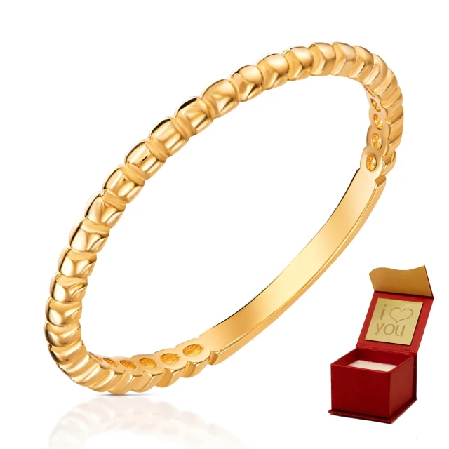 Gold Ring Tee Roségold 585