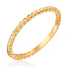 Złoty pierścionek Trójnik różowe złoto 585