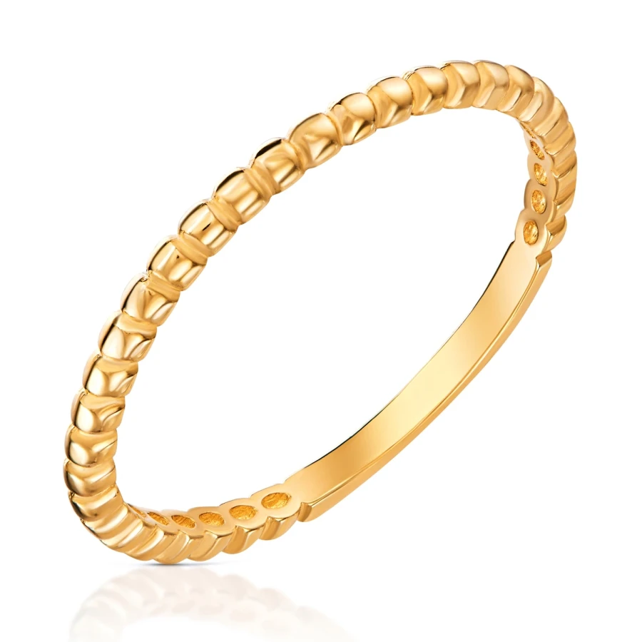 Złoty pierścionek Trójnik różowe złoto 585