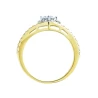 Złoty pierścionek zaręczynowy elegancki próba 585