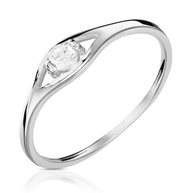 Silberner Tränenring
