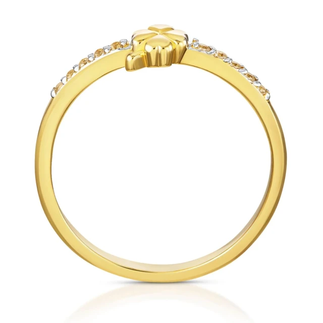 Goldener Ring Happy Attempt 585