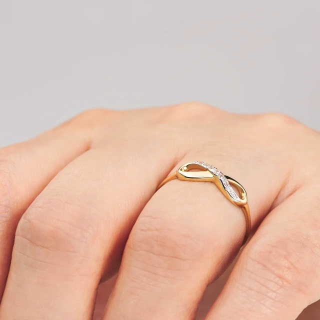 Infiniti Gold Ring