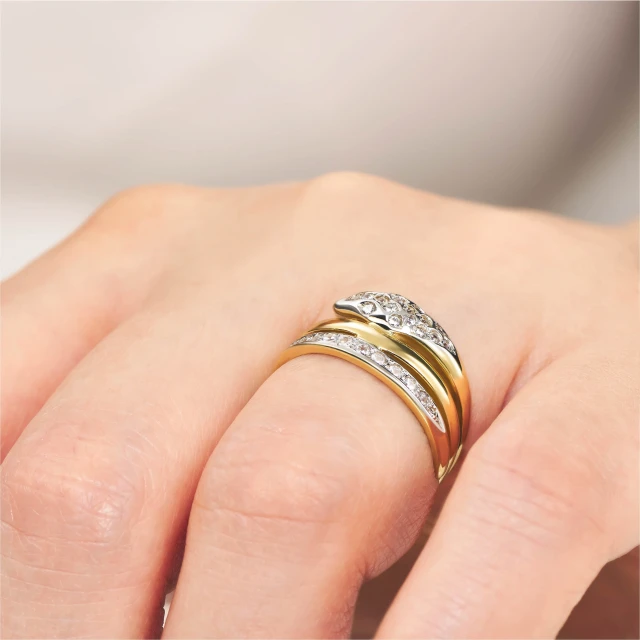 Schlange Gold Ring