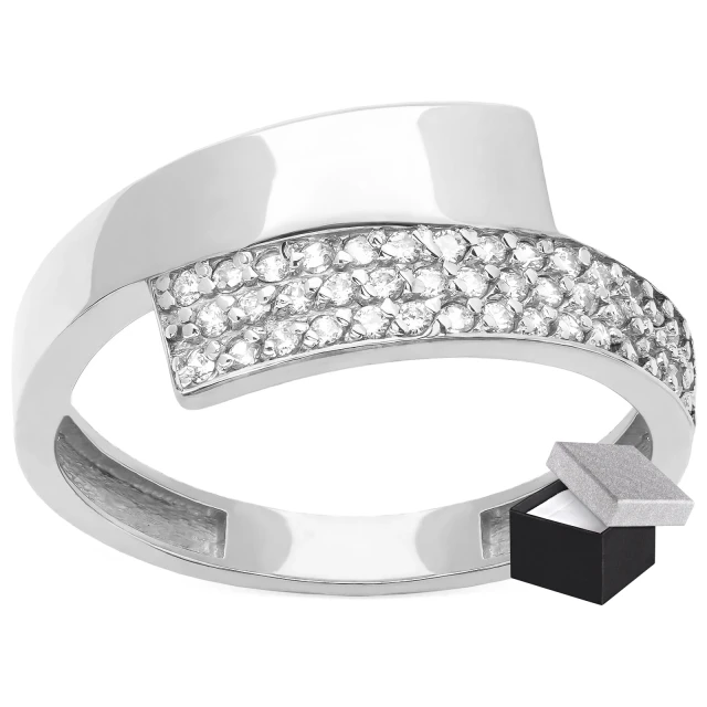Silber Ring Asymmetrisch Schönes Muster