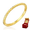 Złoty pierścionek Trójnik żółte złoto 585