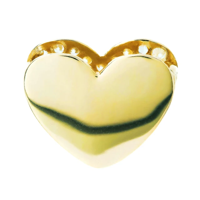 Gold Anhänger 3D INFINITY HEART