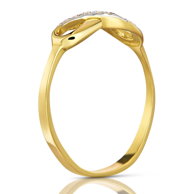 Infiniti Gold Ring 585