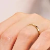 Złoty pierścionek serca