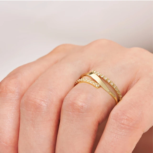 Gold raffinierter Ring