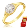 Złoty pierścionek Lady Glamour