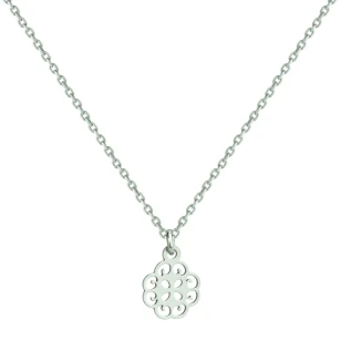 Srebrny naszyjnik ażurowy KWIATEK