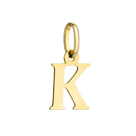 Zawieszka złota literka K