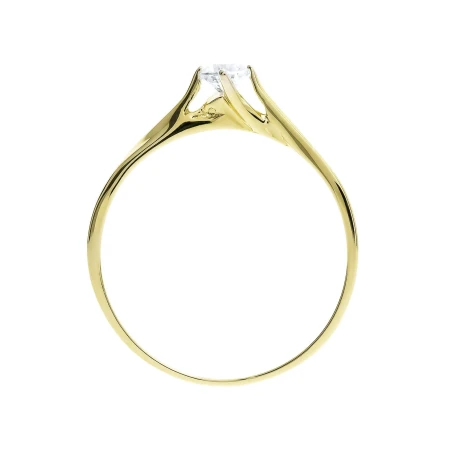 Oryginalny pierścionek zaręczynowy 585