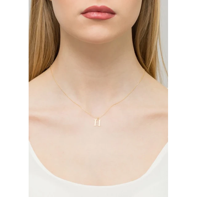 Gold AnhängerProbe 585 (14k) kleiner H Diamant