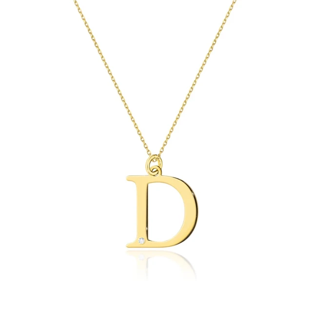 Gold Celebrity Sample 585 (14k) Kleiner D Diamant