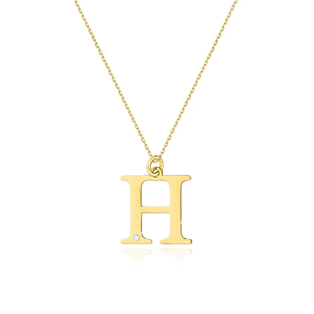 Golden Celebrity Sample 585 (14k) Big H Diamant