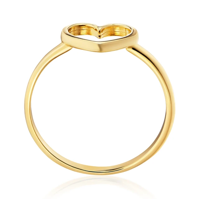 Goldener HERZring 14K