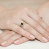 Złoty Pierścionek 585 z diamentem szafir 0,70ct