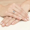 Gold Diamantring EY-284 Saphir | ergold