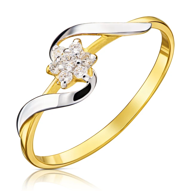 Goldener Blumenring