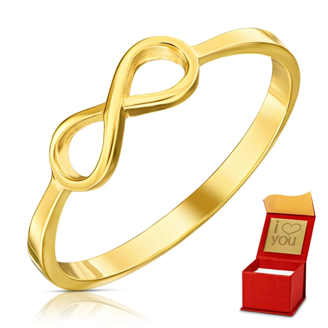 INFINITY GOLD RING