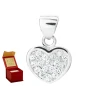 Goldanhänger mit Strass Anhänger HEART W3.2335wP | ergold